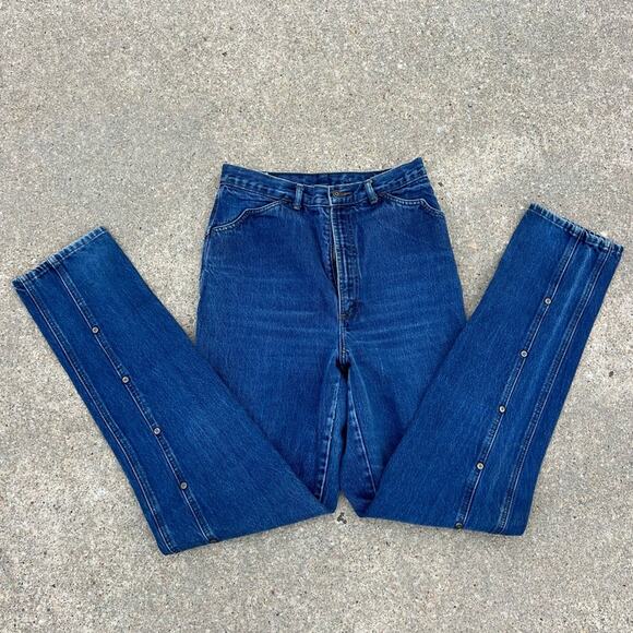 90s Cross J jeans high rise bareback western style with rivet detail down back - Picture 1 of 7